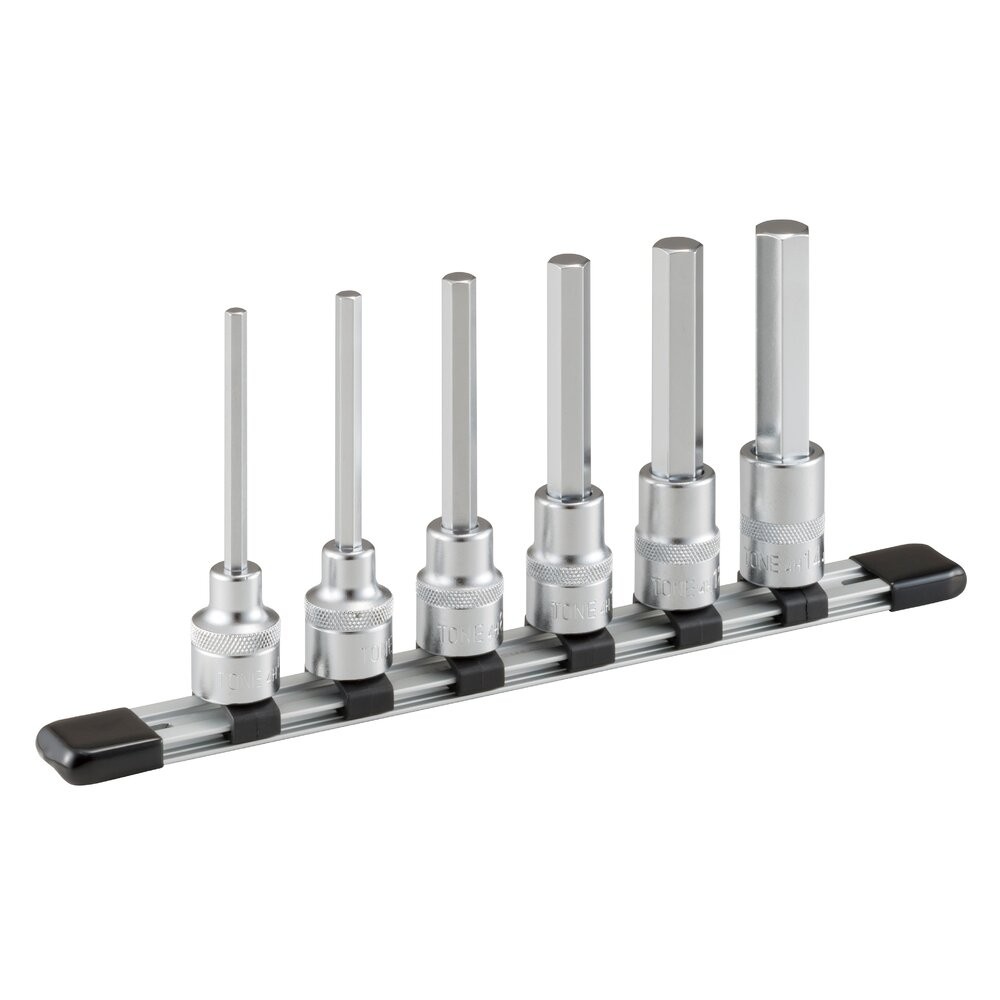 ชุดลูกบล็อกยาวหกเหลี่ยม TONE HH406L สำหรับงานขันหัวน็อตในที่ลึก