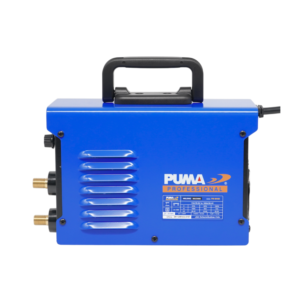 เครื่องเชื่อม Inverter MMA PUMA 160A PM M160 ขนาด 160 แอมป์ ระบบ Arc Start