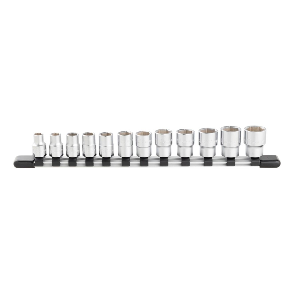 ชุดลูกบล็อก 6 เหลี่ยม TONE HS312 พร้อมรางเก็บขนาด 1 2 นิ้ว