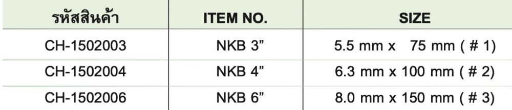 ไขควงด้าม NEXT GEAR แกนทลุ ปากแฉก CHAMPION NKB