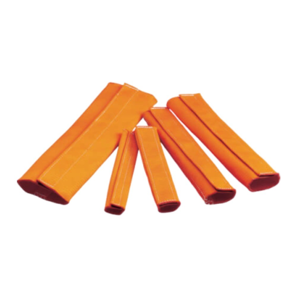 แผ่นรองมุมสายรัดโพลีเอสเตอร์ TRUSCO MCP8 150 แบบตีนตุ๊กแกสำหรับป้องกันสายรัดขาด