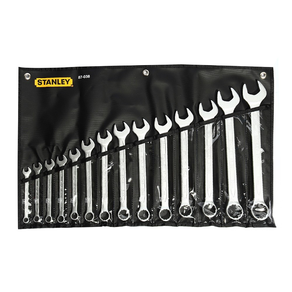 ชุดประแจแหวนข้าง Stanley 87 038 ขนาด 10   32 มม   14 ชิ้น 