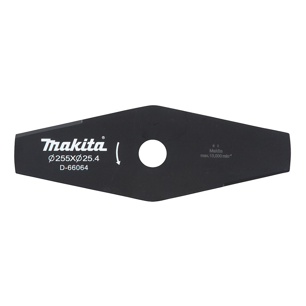 ใบมีดตัดหญ้า 2 คม Makita D 66064  255 x 25 4 x 2 0 mm  x 2T 