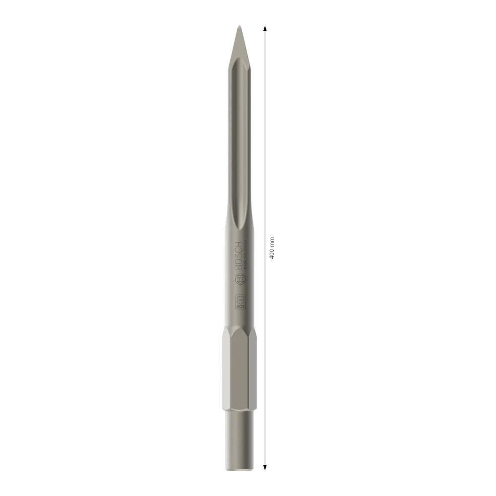 ดอกสกัดปลายแหลม BOSCH PRO HEX plus 5C 30 มม   30 x 400 มม 