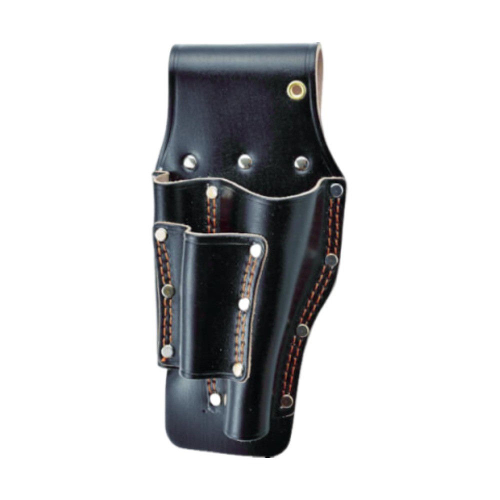 ซองหนังใส่เครื่องมือ TRUSCO TBSC 190 BK แบบ 2 ชั้นคาดเอว