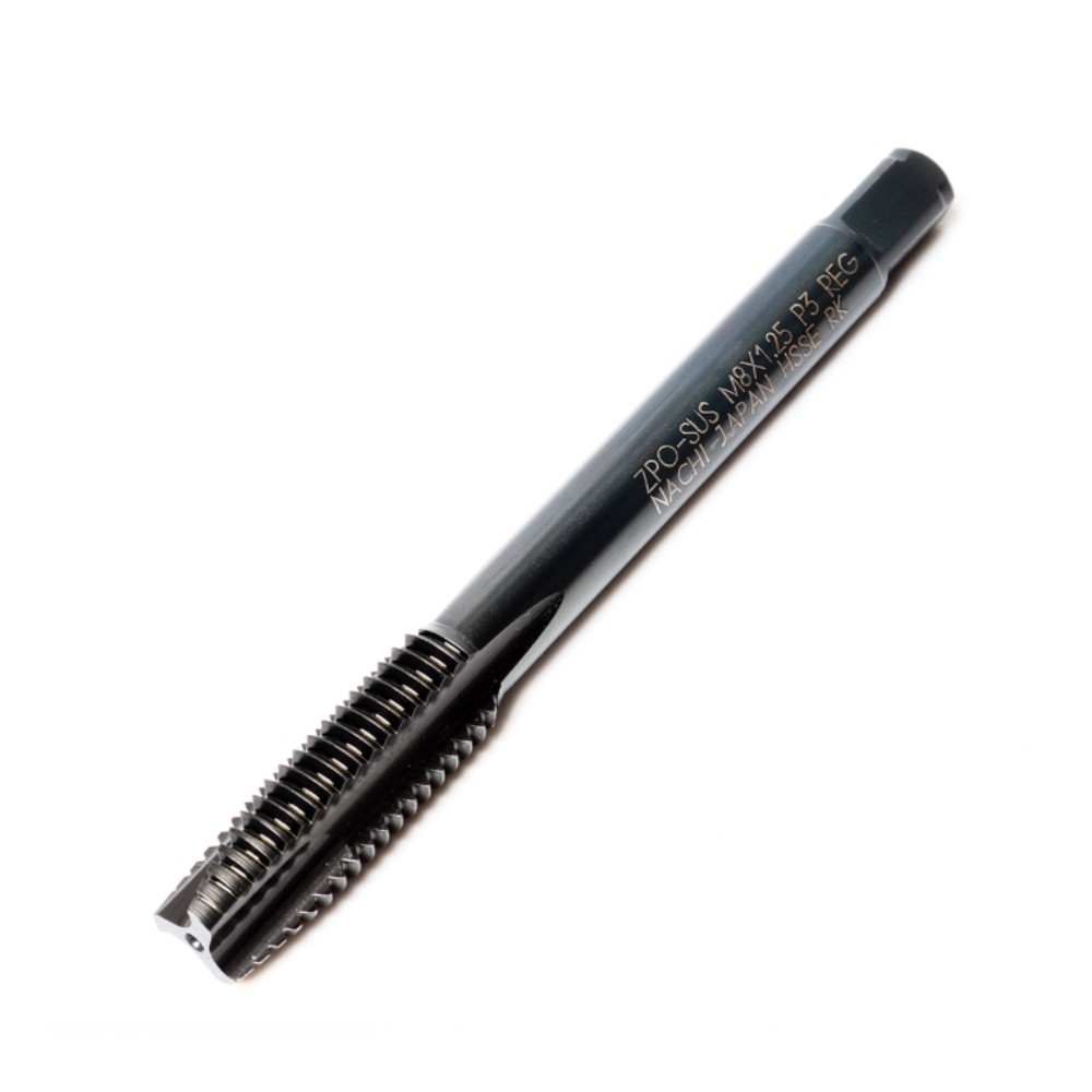 ดอกต๊าปร่องตรงรูทะลุสีดำ SUS NACHI L6860 Hyper Z Point TAP ขนาด M8 X 1 25
