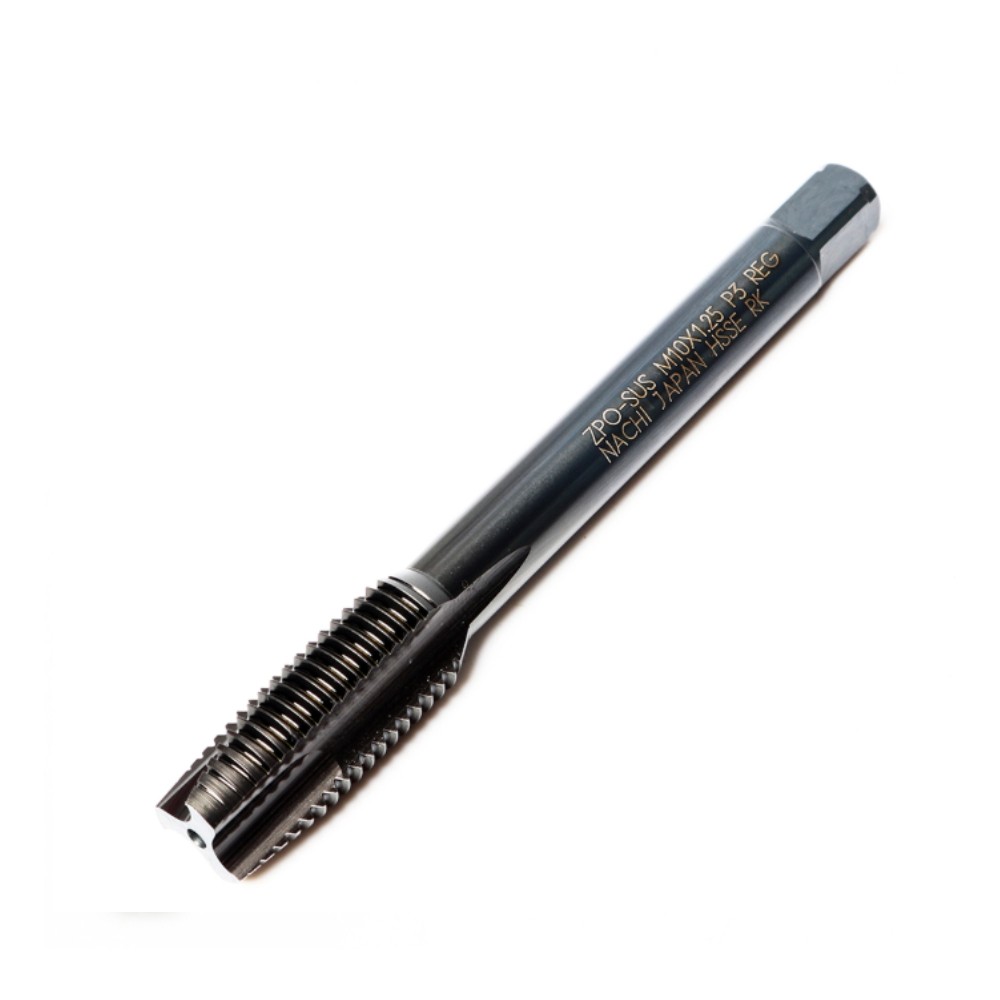 ดอกต๊าปร่องตรงรูทะลุสีดำ SUS NACHI L6860 Hyper Z Point TAP ขนาด M10 X 1 25