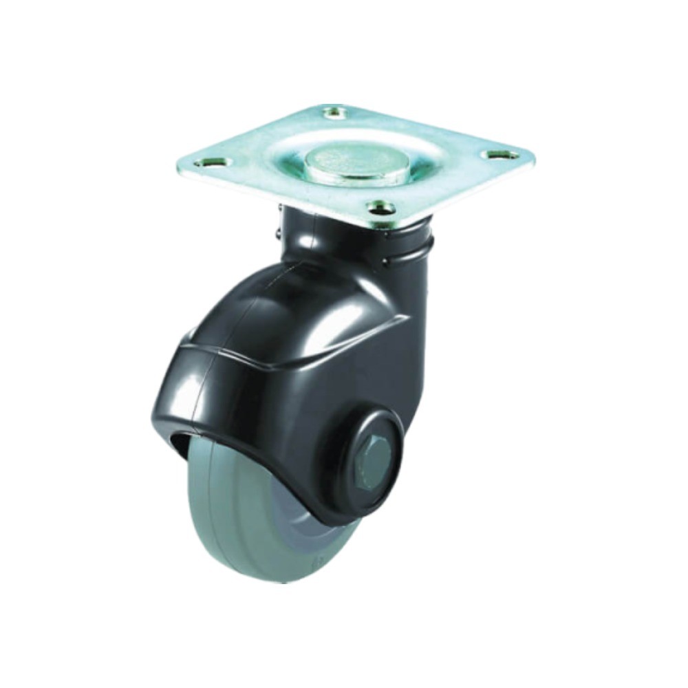 ลูกล้อแป้นหมุนยางสีเทา TRUSCO TYPGJ 100BK ลดเสียงไม่ทิ้งรอย