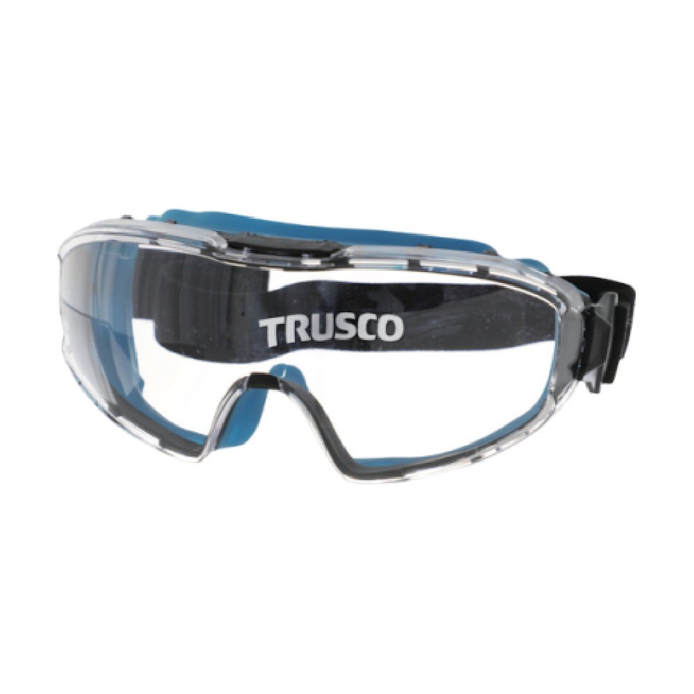 แว่นตานิรภัยเลนส์ใส TRUSCO G5008 B ป้องกันฝุ่นและสารเคมี