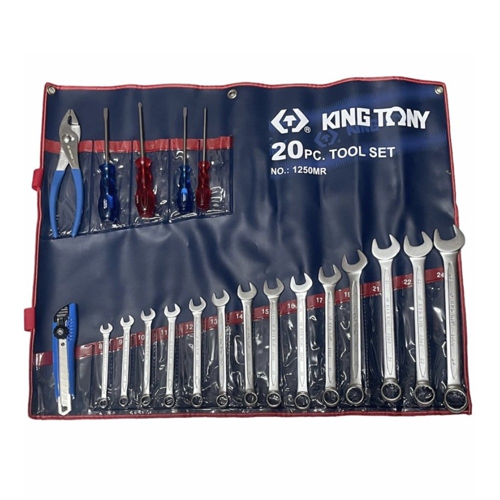 ชุดประแจแหวนข้างปากตาย KINGTONY 1250MR ขนาด 8 24 มม   20 ชิ้น 