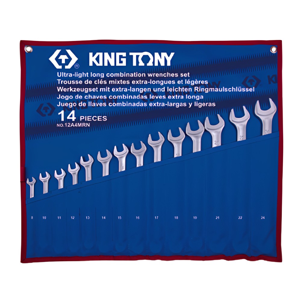 ประแจแหวนข้างปากตาย KINGTONY 12A4MRN ขนาด 8   24 มม   14 ชิ้น 