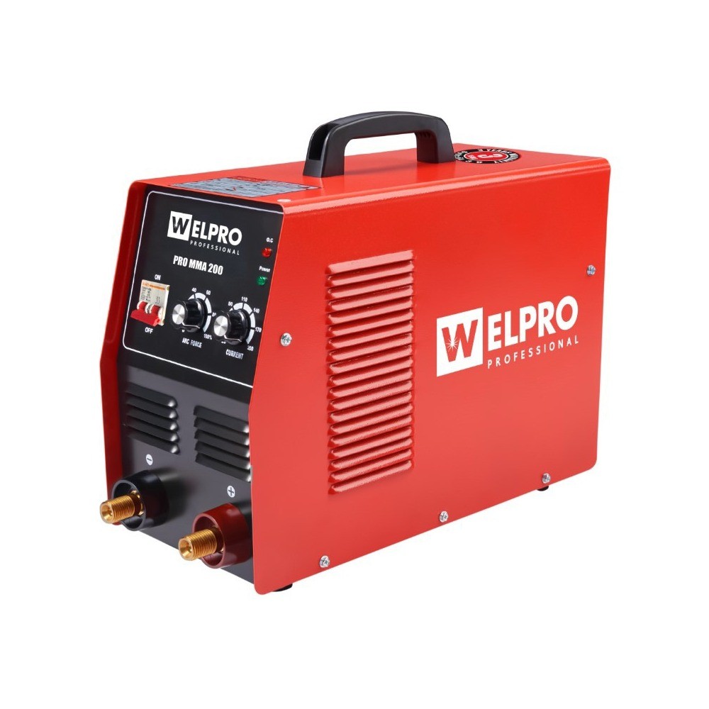 เครื่องเชื่อมอินเวอร์เตอร์ WELPRO PRO MMA 200 กระแสไฟเชื่อม 20 - 200 แอมป์