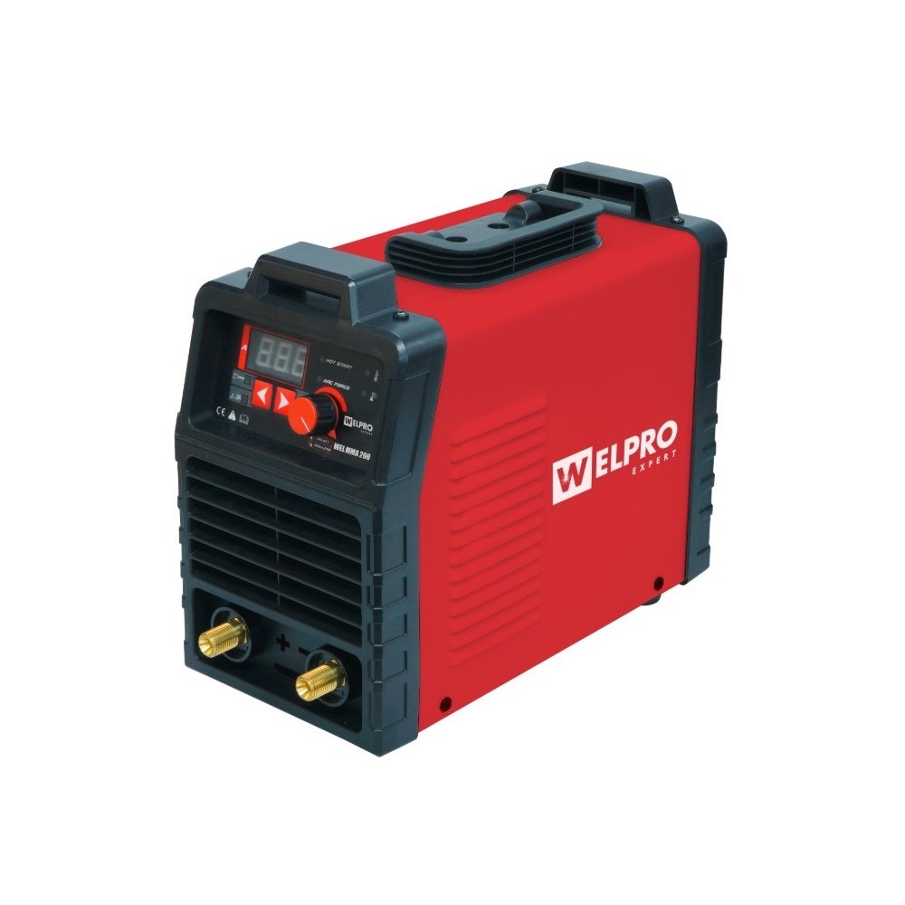 เครื่องเชื่อมอินเวอร์เตอร์ WELPRO WEL MMA 200 กระแสไฟเชื่อม 20 - 200 แอมป์