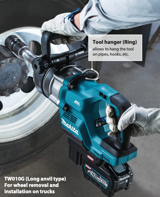 บล็อกกระแทกไร้สาย MAKITA TW009GZ 40V Cordless Impact Wrench ขนาด 1 นิ้ว 3 150 Nm มอเตอร์ไร้แปรงถ่าน  ตัวเปล่า 
