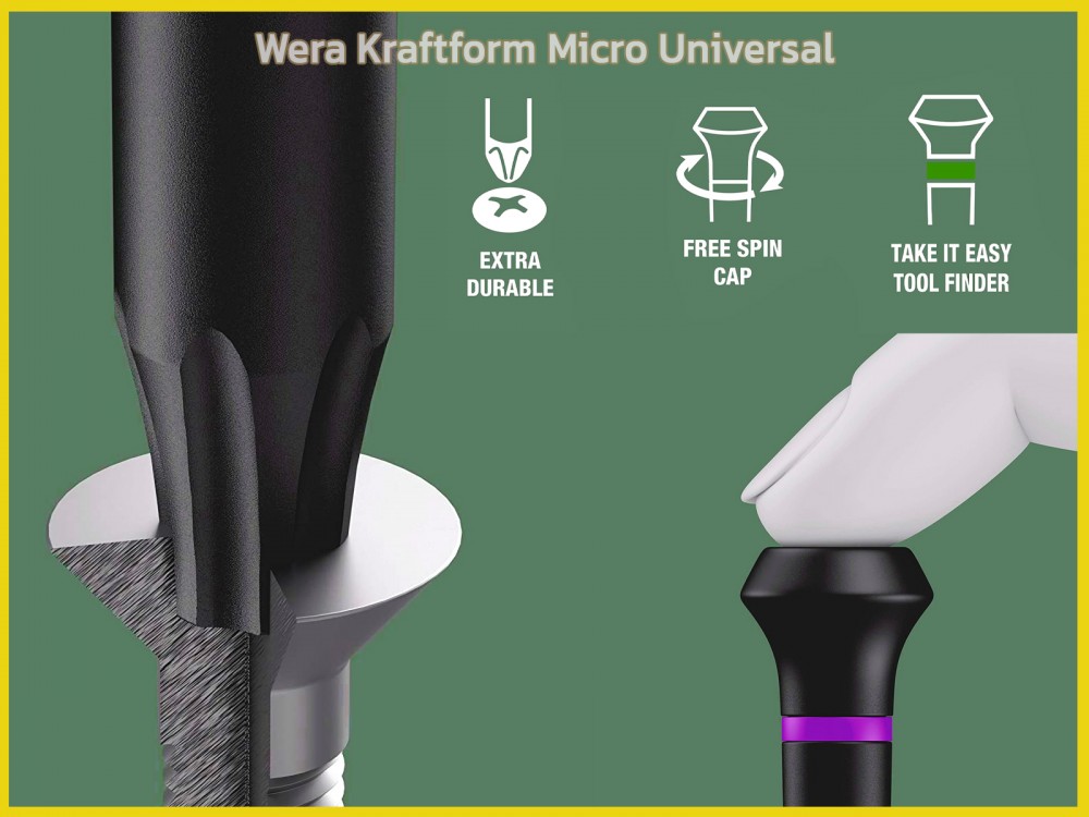 ชุดไขควงเล็ก Wera Kraftform Micro Universal