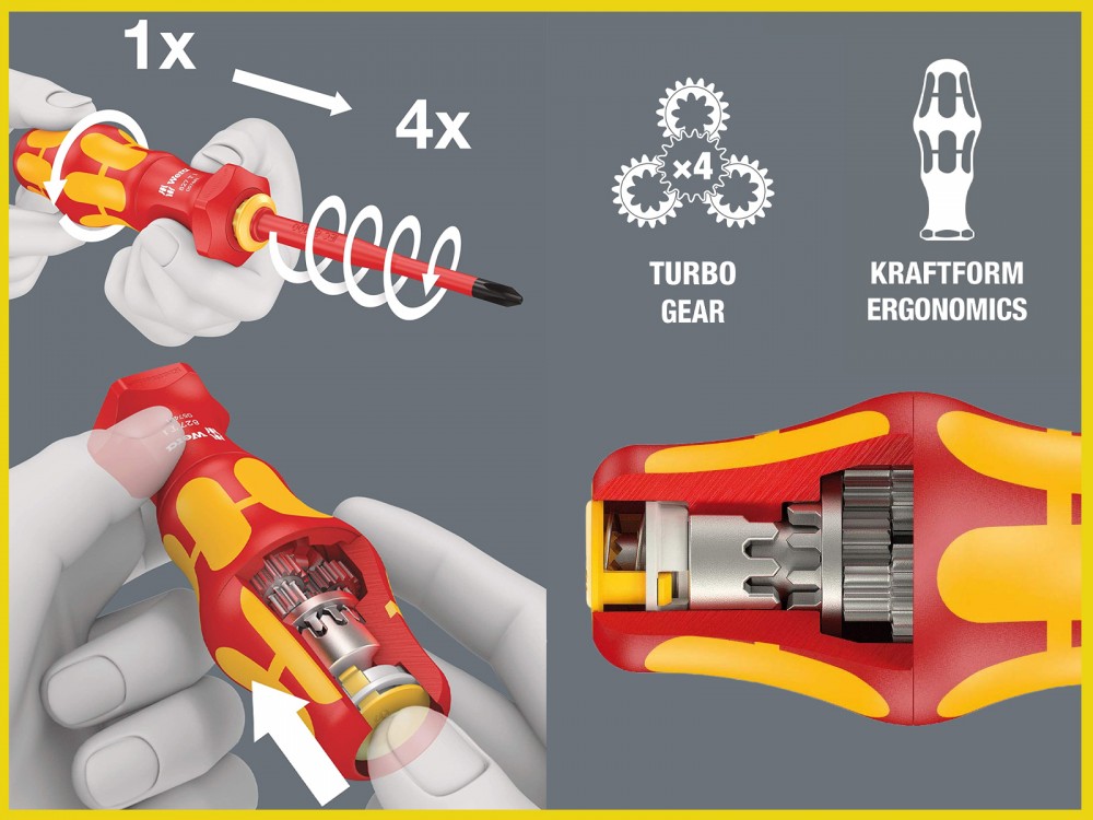 ไขควง wera Kraftform Turbo