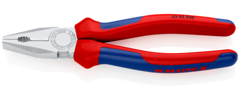 คีมปากจิ้งจก KNIPEX 03 05 200 SB Chrome-plated