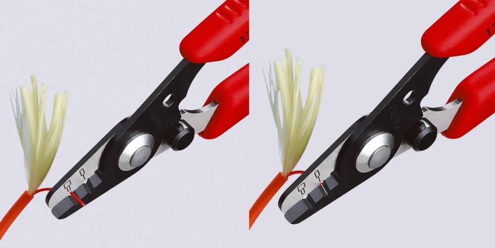 คีมปอกสายไฟเบอร์ออฟติก KNIPEX 12 82 130 SB