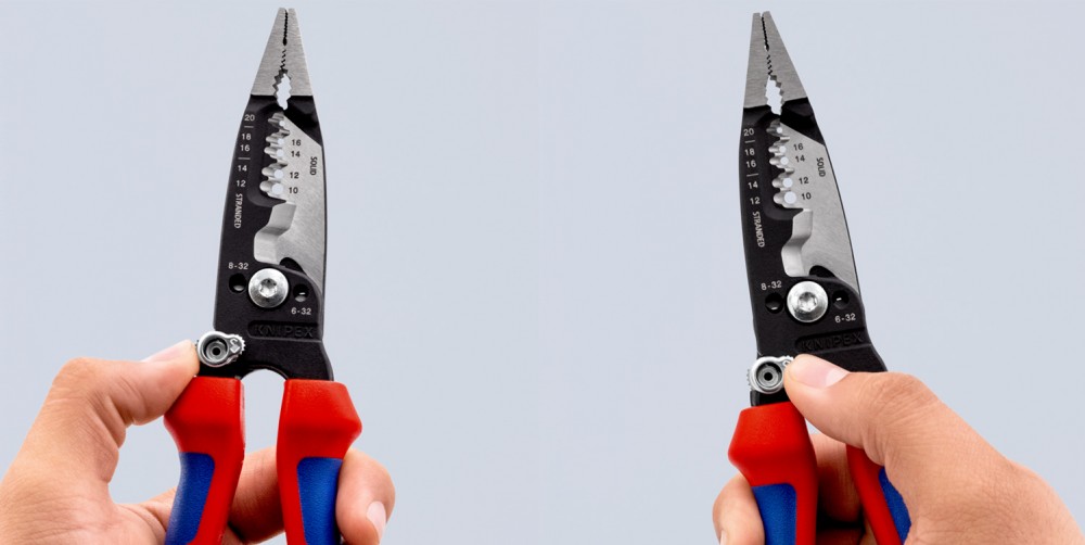 คีมปอกสายไฟ KNIPEX 13 72 8 Multifunction American style