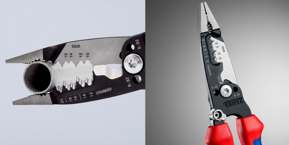 คีมปอกสายไฟ KNIPEX 13 72 8 Multifunction American style