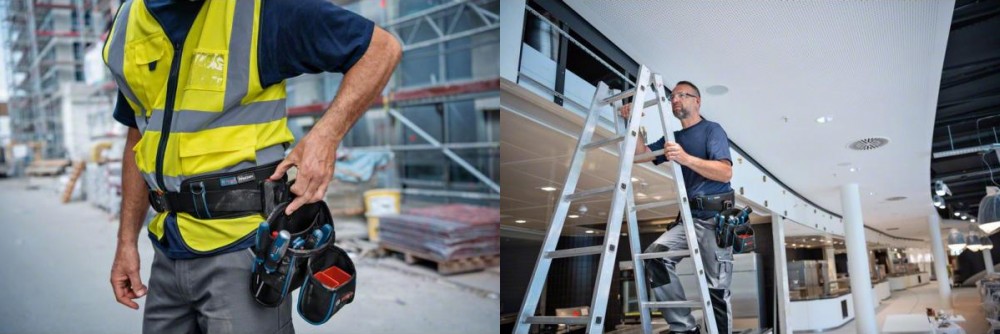 ชุดเก็บเครื่องมือ พร้อมสายเบลท์ BOSCH 1600A0265P