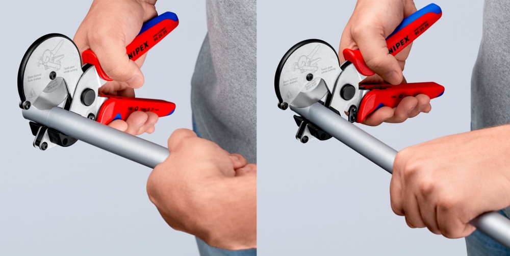 กรรไกรตัดท่อ KNIPEX 90 25 25 Composite-plastic pipes