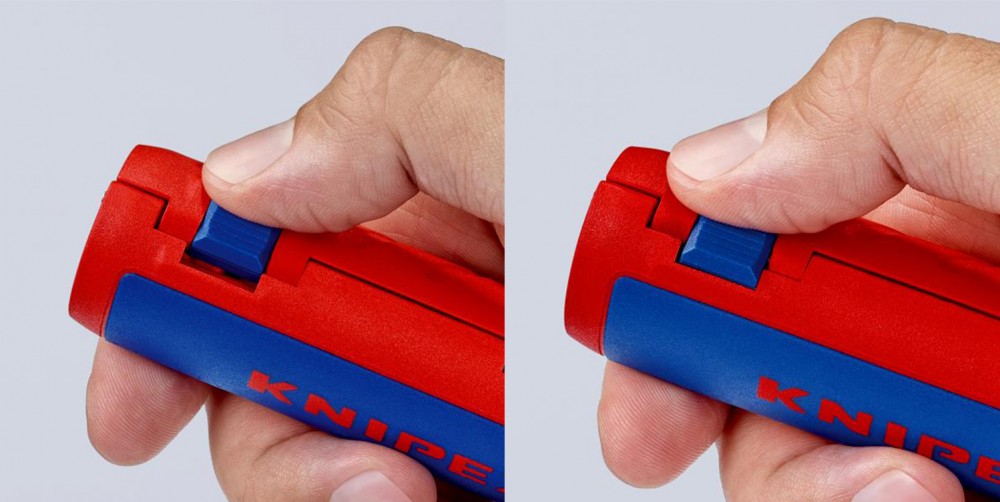 คัตเตอร์ตัดท่อ KNIPEX 90 22 01 SB TwistCut Corrugated Pipe Cutter