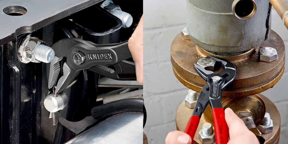 คีมคอม้า KNIPEX Cobra 87 51 250 SB Water Pump Pliers extra-slim
