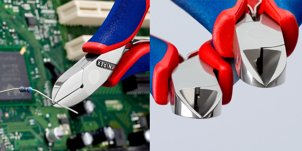 คีมตัดเล็ก KNIPEX 77 02 115 SB Electronics Diagonal Cutter