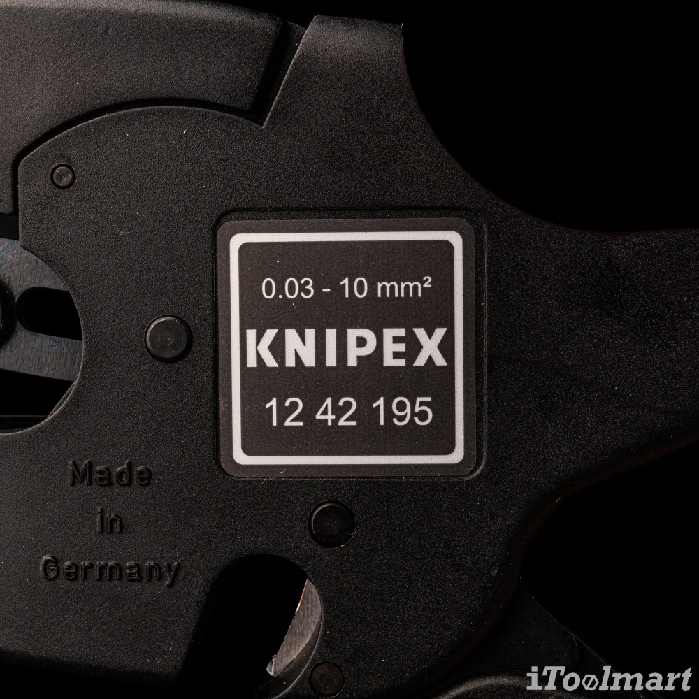 คีมปอกสายไฟออโตเมติก KNIPEX MultiStrip10 ขนาด 0.03-10 mm 12 42 195 SB