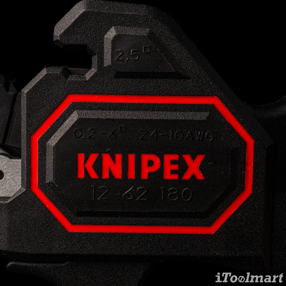 เครื่องปลอกสายไฟแบบอัตโนมัติ KNIPEX 12 62 180 SB (Automatic Insulation Stripper)