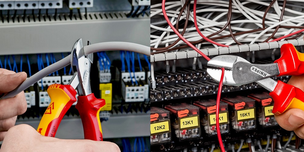 คีมตัดสายไฟ KNIPEX 73 06 160 SB X-Cut โครเมี่ยม ด้าม VDE