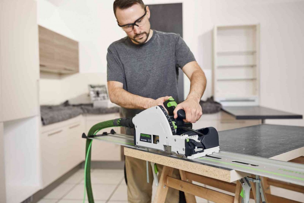 เลื่อยราง CIRCULAR SAW FESTOOL Plunge saw with scoring TSV 60 KEBQ-Plus-FS (ไม่รวมราง)