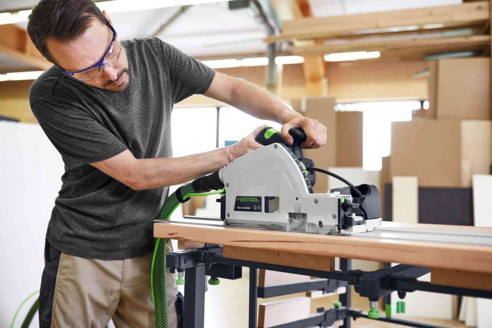 เลื่อยราง CIRCULAR SAW FESTOOL Plunge saw with scoring TSV 60 KEBQ-Plus-FS (ไม่รวมราง)