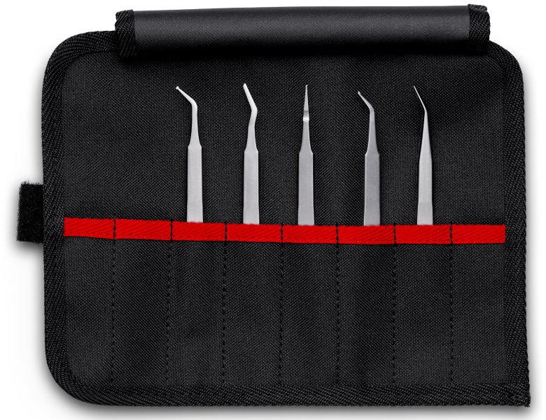 ชุดแหนบคีบ KNIPEX 92 00 03 SMD Precision Tweezers Set ชุด 5 ชิ้น