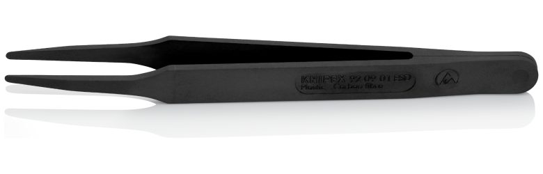 แหนบคีบ KNIPEX 92 09 01 ESD พลาสติก