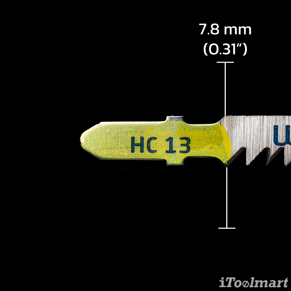 ใบเลื่อยจิ๊กซอตัดไม้ WILPU HC 13 Clean and fast cut 8-40 mm ชุด 2 ใบ