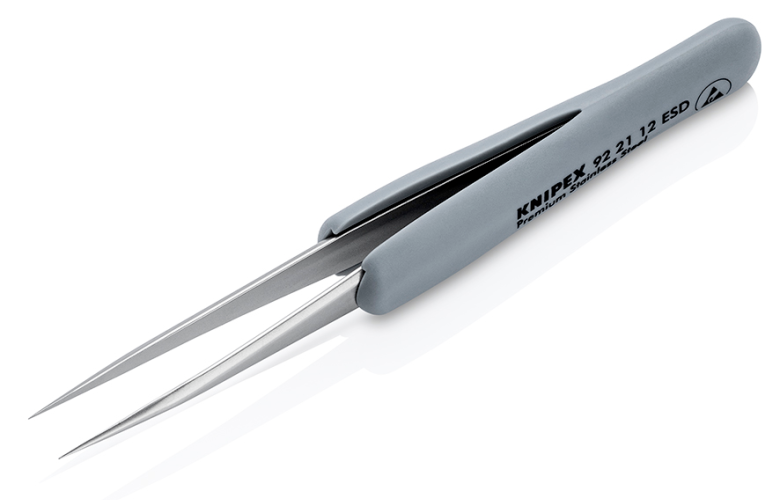 แหนบคีบ KNIPEX 92 21 12 ESD พรีเมี่ยมสแตนเลส