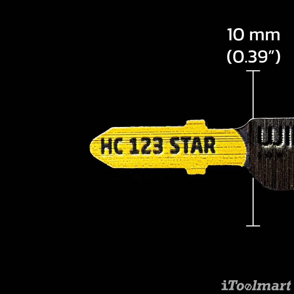 ใบเลื่อยจิ๊กซอตัดไม้ WILPU HC 123 Clean and fast cut 3-60 mm ชุด 2 ใบ