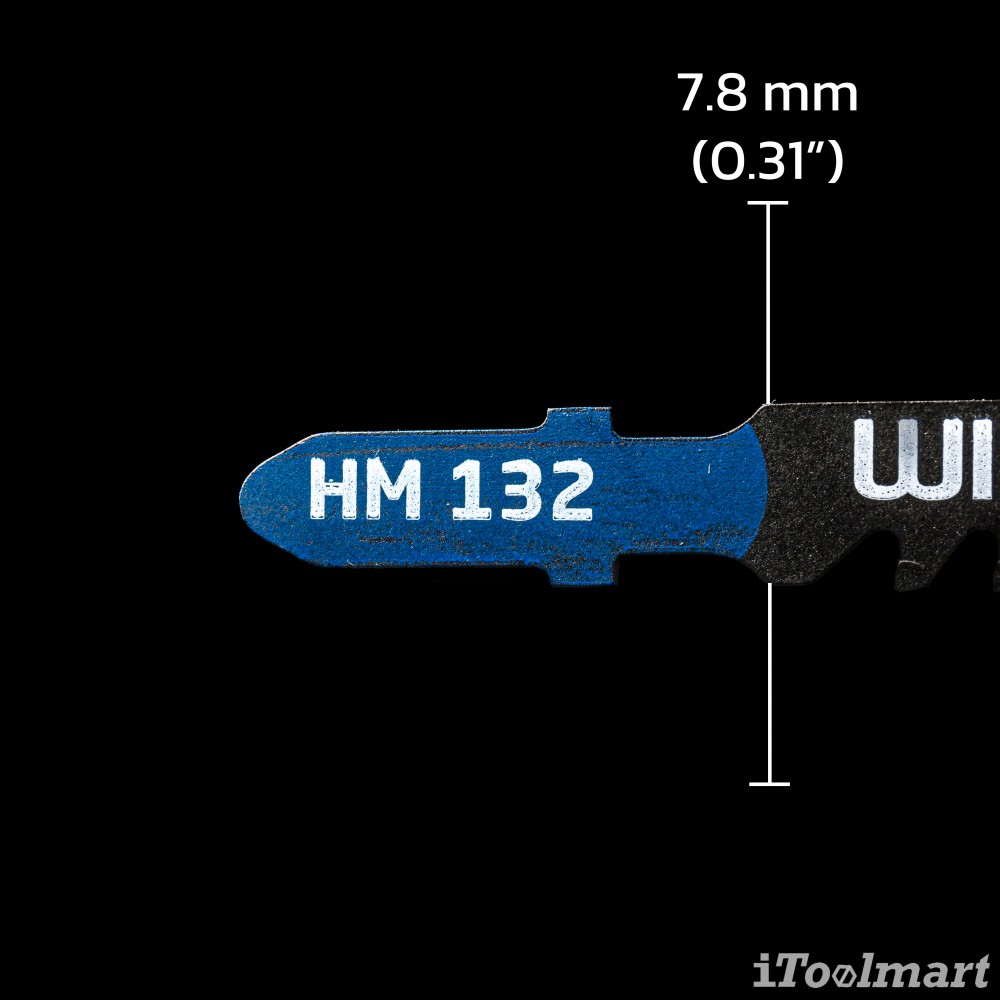 ใบเลื่อยจิ๊กซอตัดปูน WILPU HM 132 Rough cut 5-80 mm