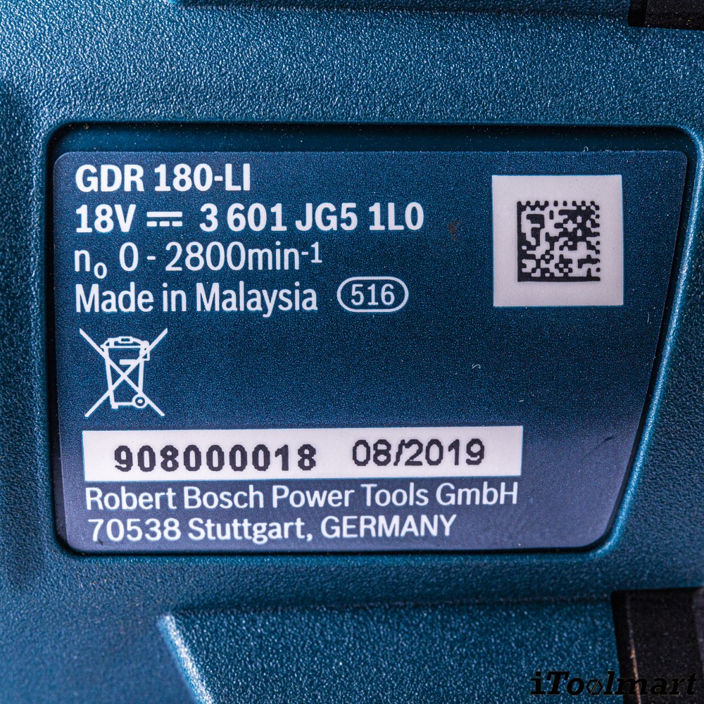 สว่านไขควง BOSCH GDR180-LI