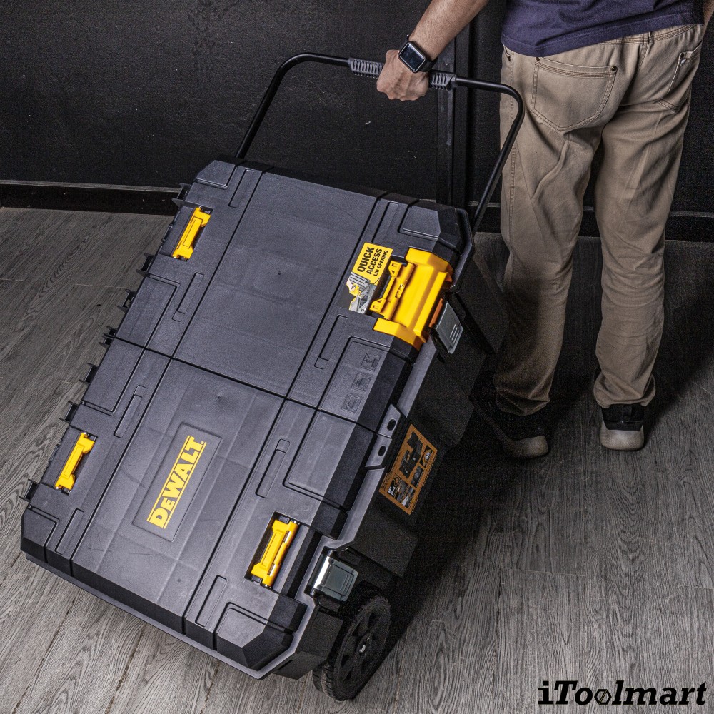 ชุดกล่องรถเข็น DEWALT DWST17871-1 TSTAK ขนาด 30 แกลลอน