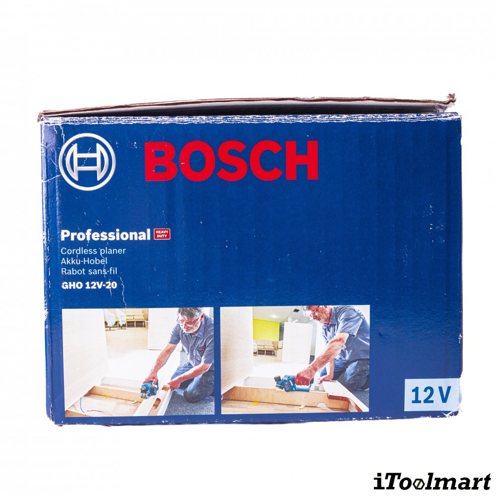 กบไฟฟ้าไร้สาย Bosch GHO 12V-20 EC SOLO (ตัวเปล่า)