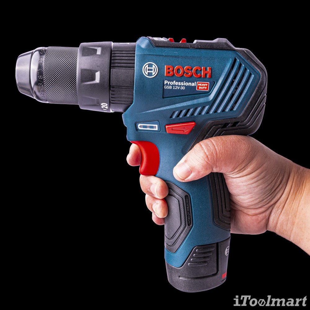 สว่านกระแทกไร้สาย BOSCH GSB 12V-30