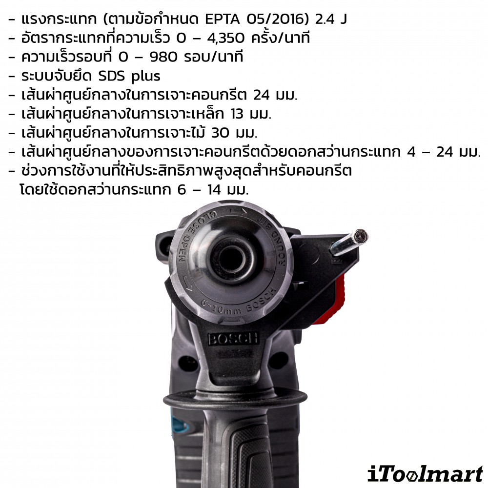 สว่านโรตารี่ไร้สาย BOSCH รุ่น GBH 187-LI