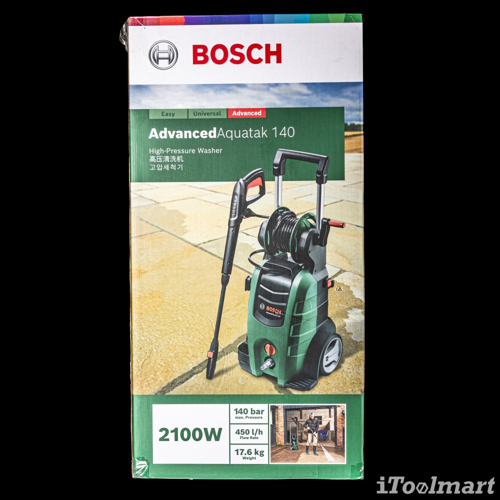 เครื่องฉีดน้ำแรงดันสูง BOSCH AdvancedAquatak 140