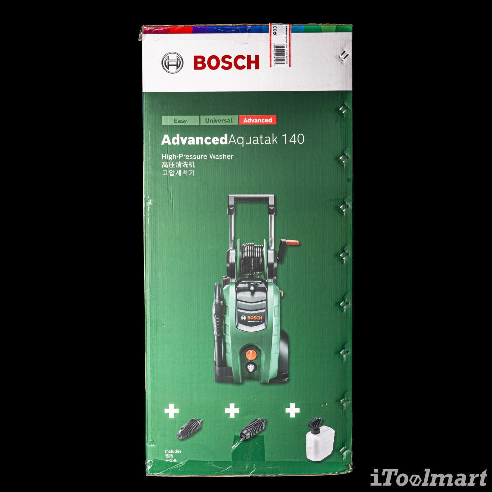 เครื่องฉีดน้ำแรงดันสูง BOSCH AdvancedAquatak 140