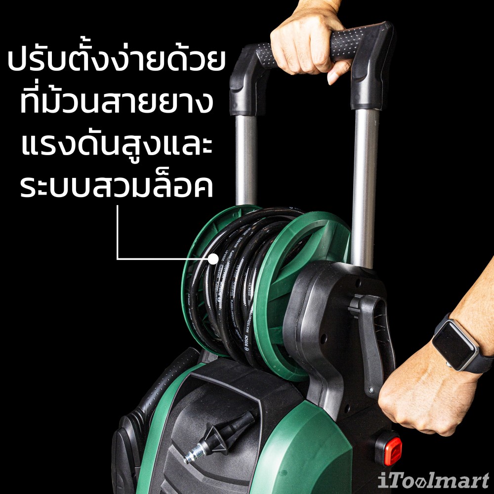 เครื่องฉีดน้ำแรงดันสูง BOSCH AdvancedAquatak 140