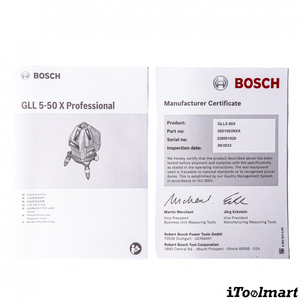 เลเซอร์แบบเส้น บ๊อช BOSCH GLL 5-50 X Professional