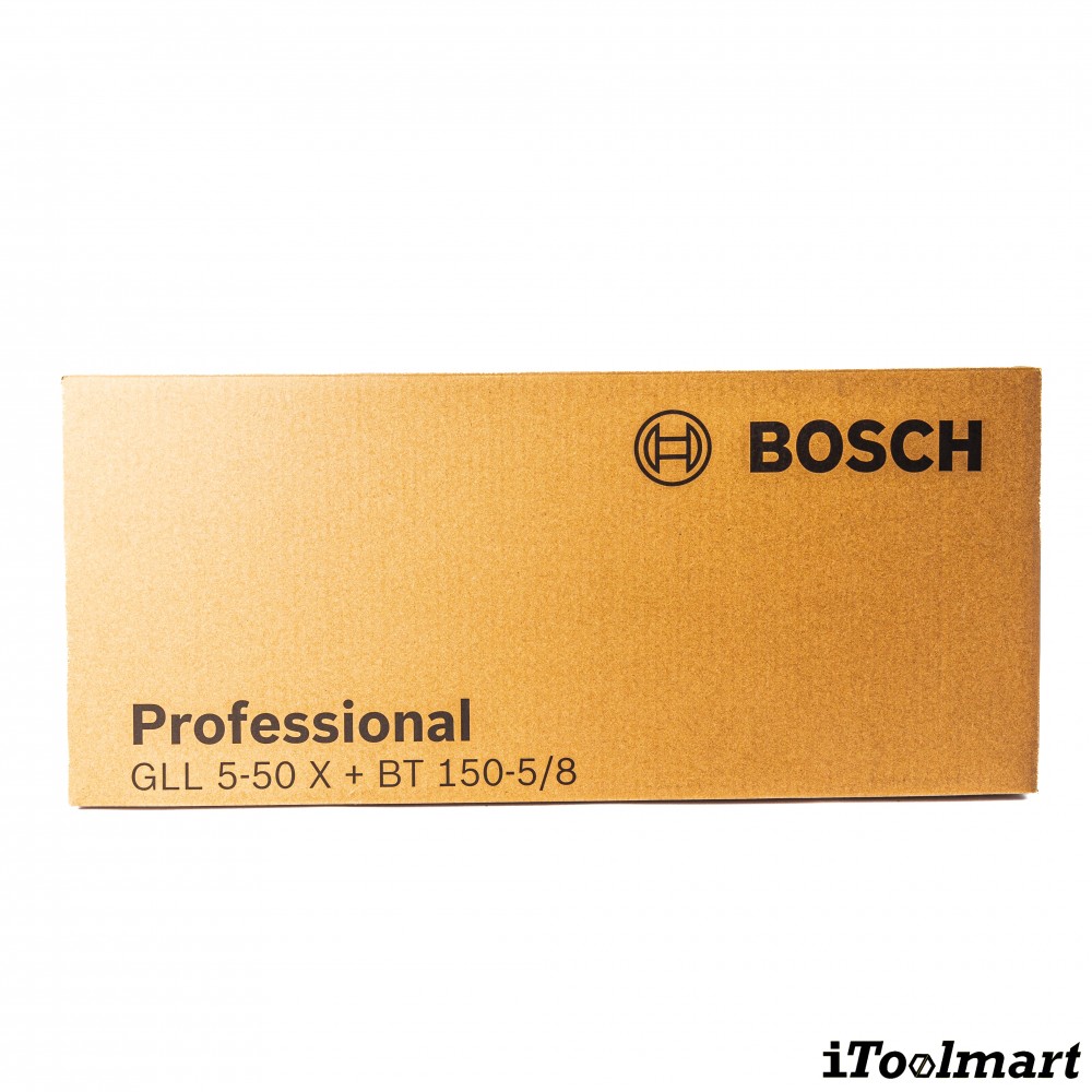 ชุดเลเซอร์แบบเส้น BOSCH GLL 5-50 X และขาตั้ง BT150